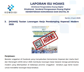 Isu Hoaks & Disinformasi 3 Juni 2025