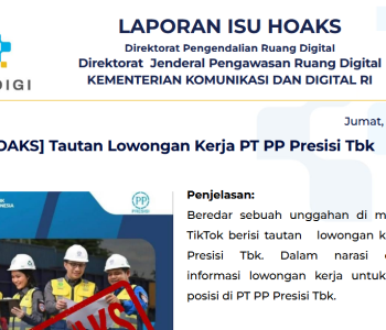 Isu Hoaks 11 Juli 2025