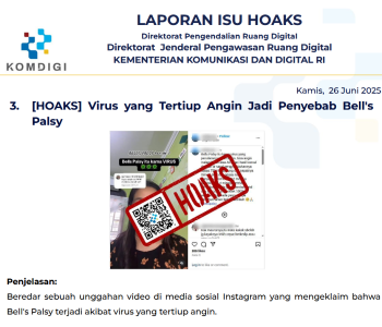 Isu Hoaks 26 Juni 2025