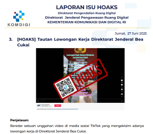 Isu Hoaks 27 Juni 2025