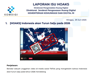 Isu Hoaks 29 Juni 2025