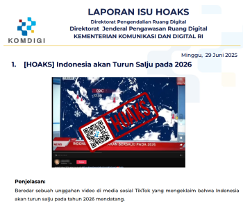 Isu Hoaks 29 Juni 2025