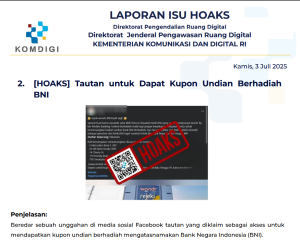 Isu Hoaks 3 Juli 2025