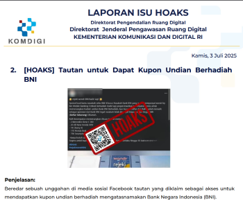 Isu Hoaks 3 Juli 2025