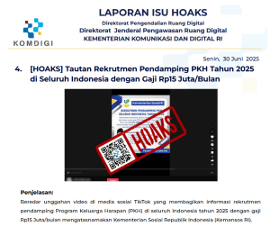 Isu Hoaks 30 Juni 2025
