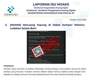 Isu Hoaks 4 Juli 2025