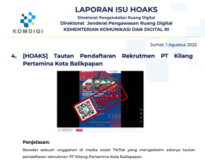Isu Hoaks 1 Agustus 2025