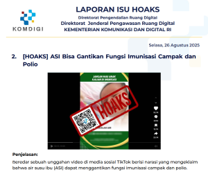 Isu Hoaks 26 Agustus 2025