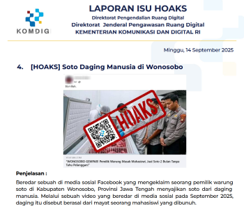 Isu Hoaks 14 September 2025