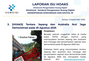 Isu Hoaks 2 September 2025