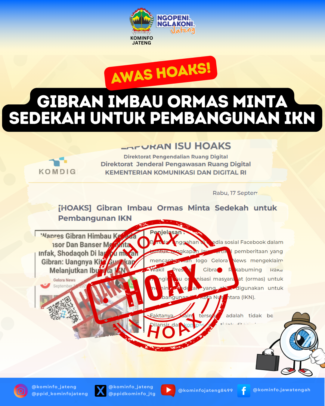 Isu Hoaks & Disinformasi 17 September 2025 Grafis