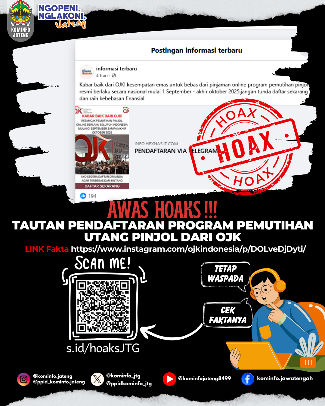 Isu Hoaks & Disinformasi 28 September 2025 Grafis