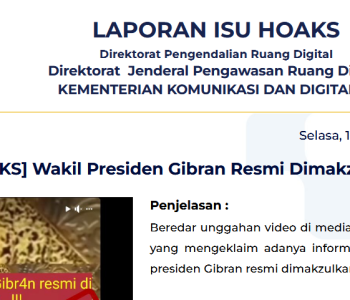 Isu Hoaks & Disinformasi 11 November 2025