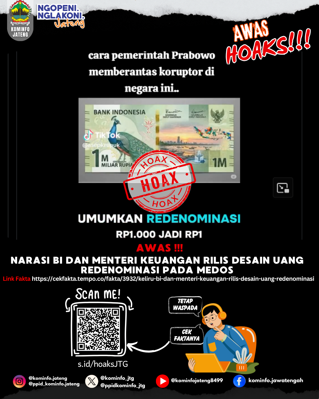 Isu Hoaks & Disinformasi 13 November 2025 Grafis