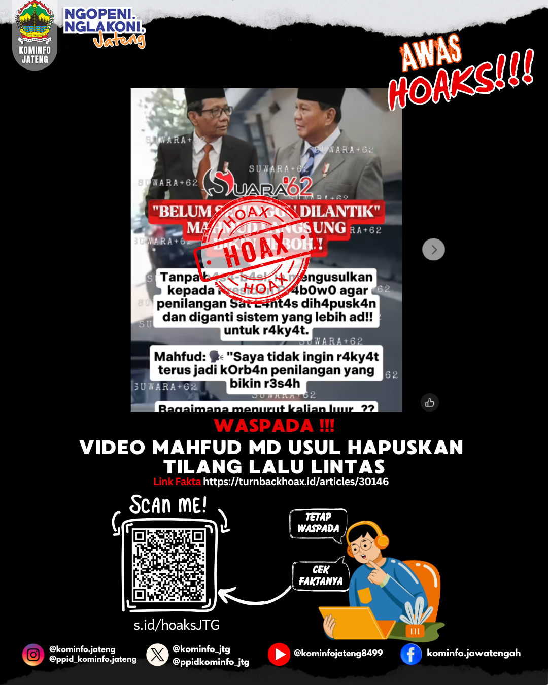 Isu Hoaks & Disinformasi 19 November 2025 Grafis