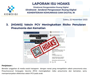 Isu Hoaks & Disinformasi 22 November 2025