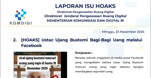 Isu Hoaks & Disinformasi 23 November 2025