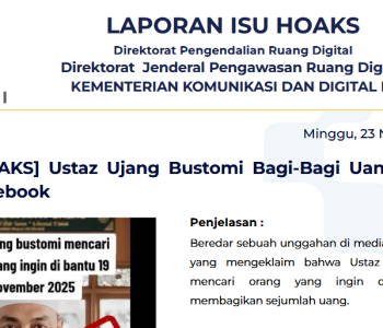 Isu Hoaks & Disinformasi 23 November 2025