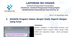 Isu Hoaks & Disinformasi 24 November 2025