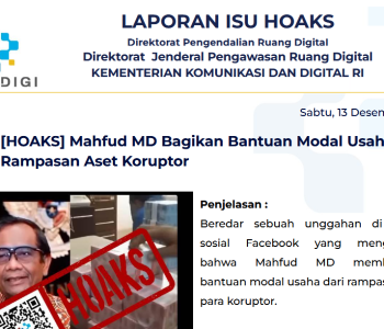 Isu Hoaks & Disinformasi 13 Desember 2025