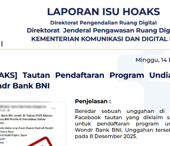 Isu Hoaks & Disinformasi 14 Desember 2025