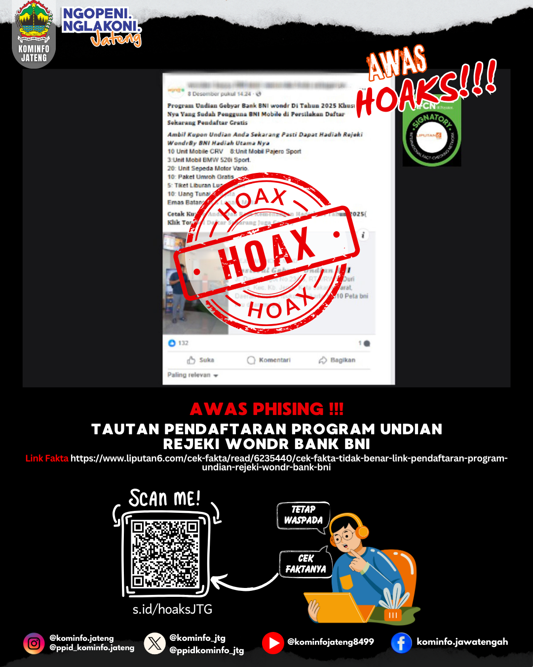 Isu Hoaks & Disinformasi 14 Desember 2025 Grafis