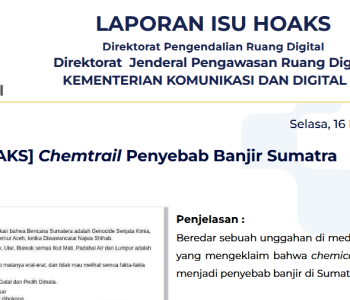 Isu Hoaks & Disinformasi 16 Desember 2025