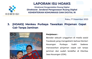 Isu Hoaks & Disinformasi 17 Desember 2025