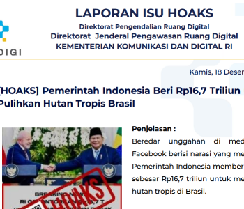 Isu Hoaks & Disinformasi 18 Desember 2025