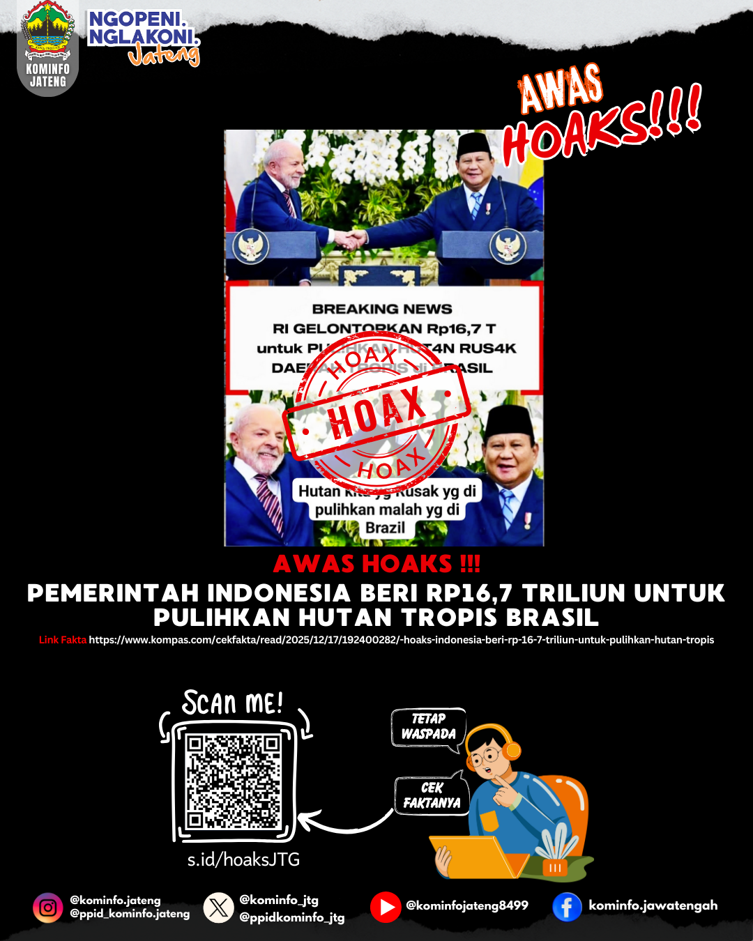 Isu Hoaks & Disinformasi 18 Desember 2025 Grafis
