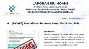 Isu Hoaks & Disinformasi 20 Desember 2025