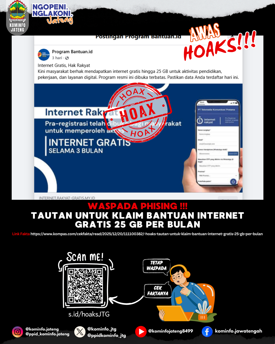 Isu Hoaks & Disinformasi 21 Desember 2025 Grafis