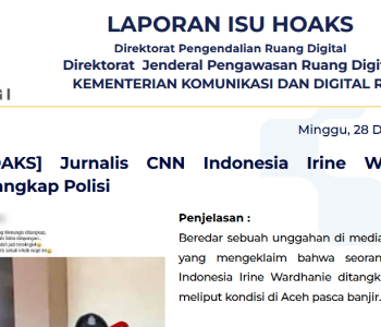 Isu Hoaks & Disinformasi 28 Desember 2025