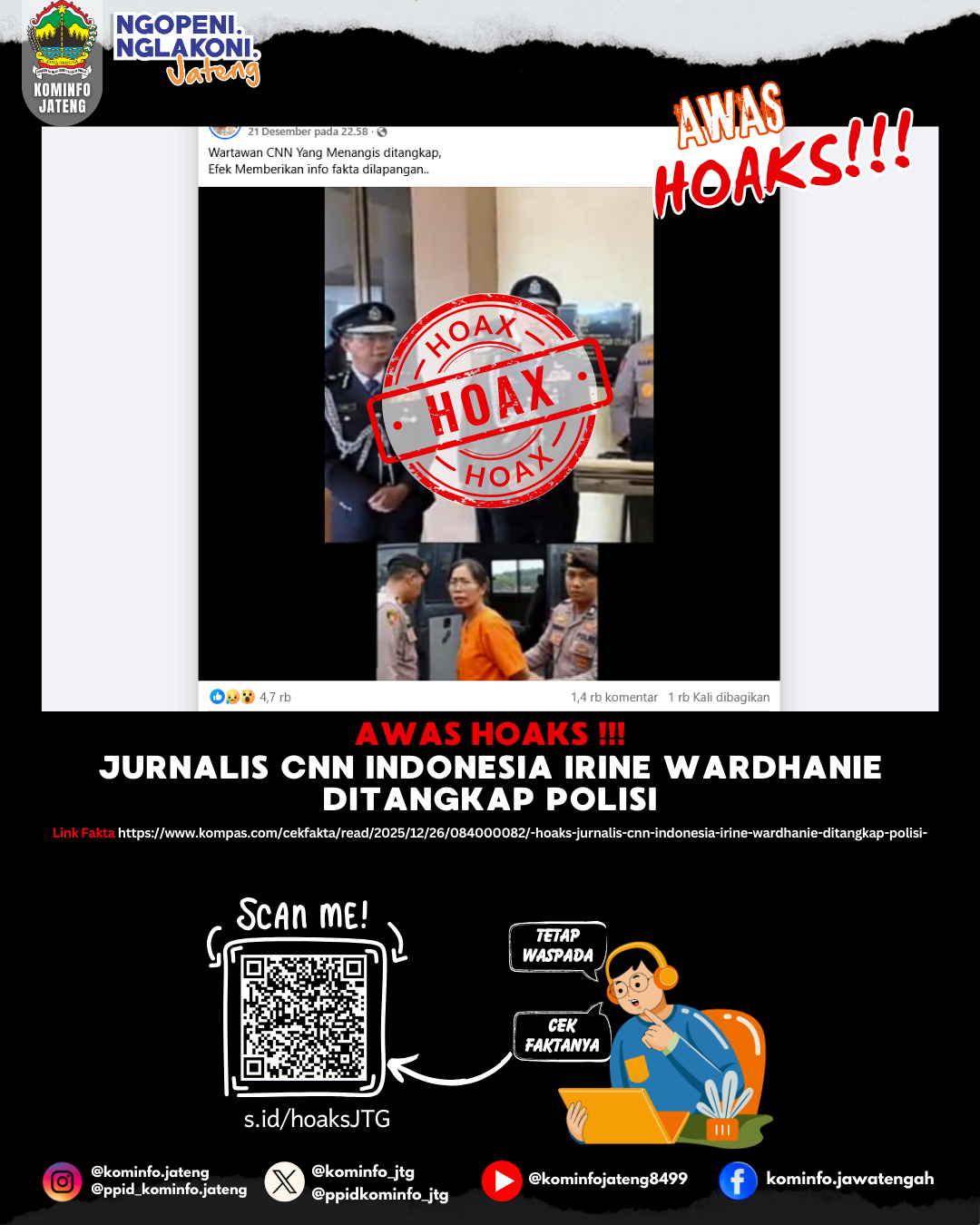 Isu Hoaks & Disinformasi 28 Desember 2025 Grafis