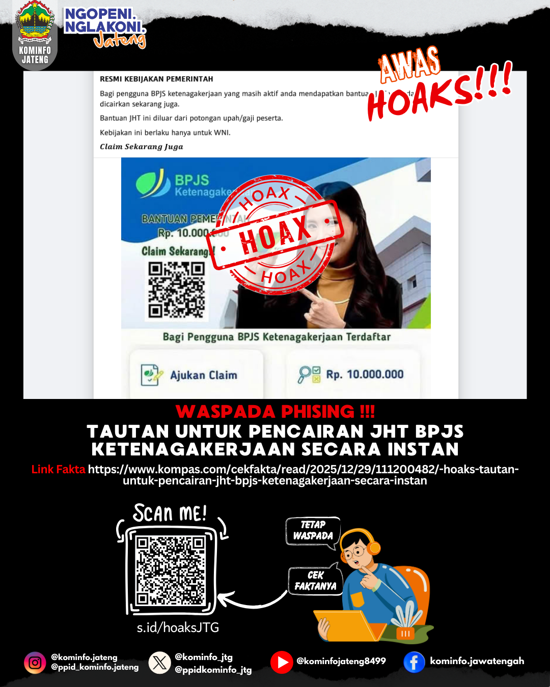 Isu Hoaks & Disinformasi 30 Desember 2025 Grafis