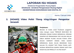 Isu Hoaks & Disinformasi 1 Januari 2026