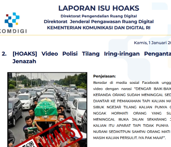 Isu Hoaks & Disinformasi 1 Januari 2026