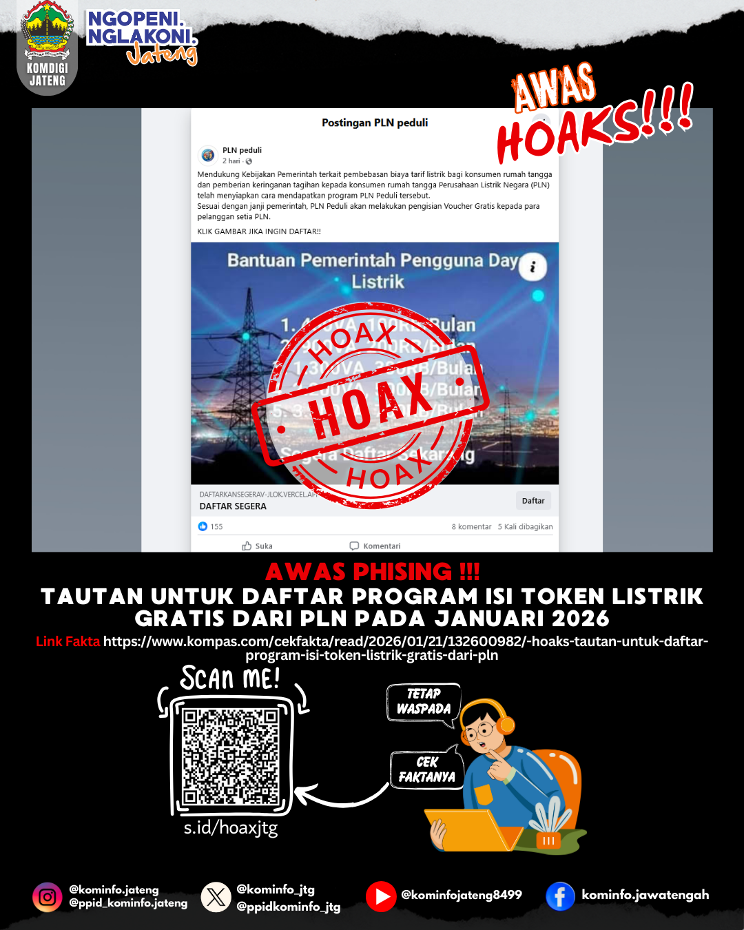 Isu Hoaks & Disinformasi 21 Januari 2026 Grafis