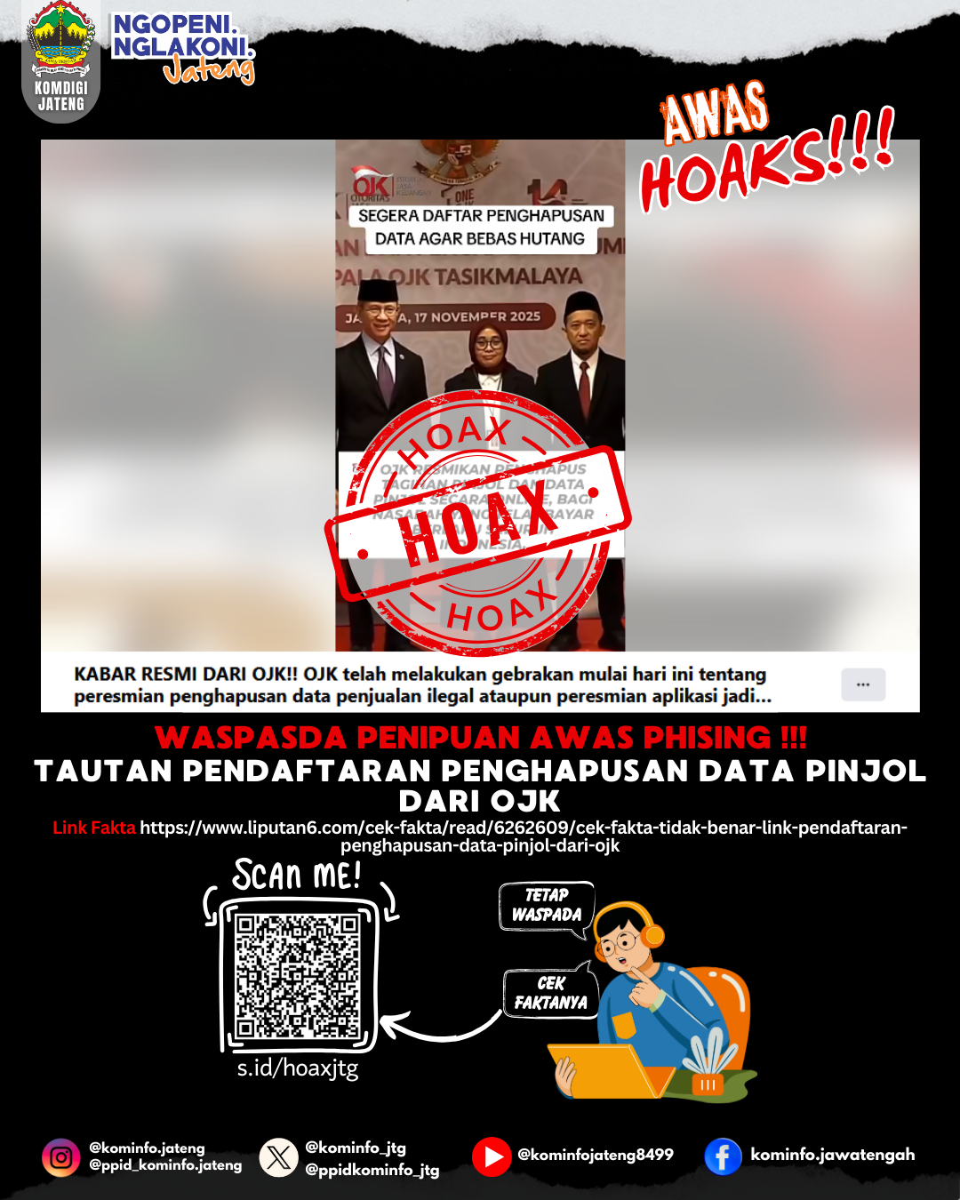 Isu Hoaks & Disinformasi 22 Januari 2026 Grafis