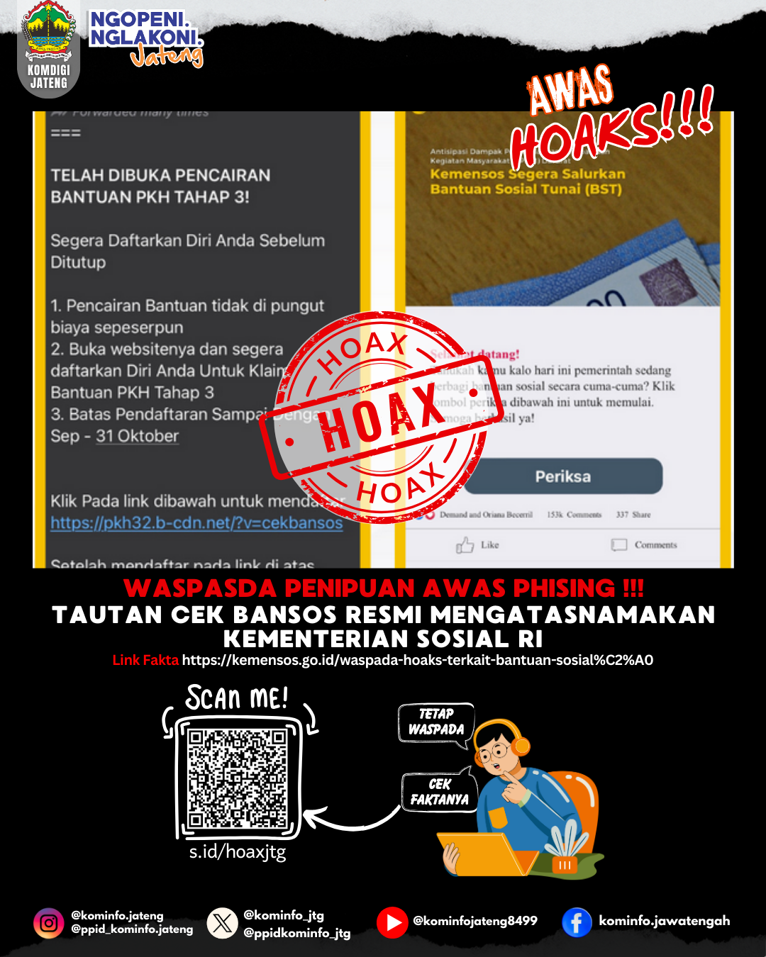 Isu Hoaks & Disinformasi 25 Januari 2026 Grafis