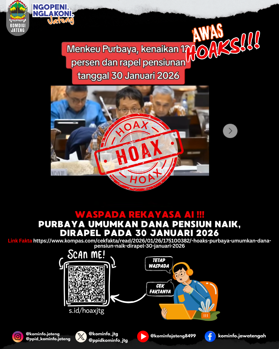 Isu Hoaks & Disinformasi 27 Januari 2026 Grafis