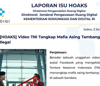 Isu Hoaks & Disinformasi 3 Januari 2026