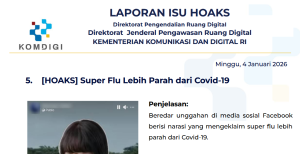 Isu Hoaks & Disinformasi 4 Januari 2026