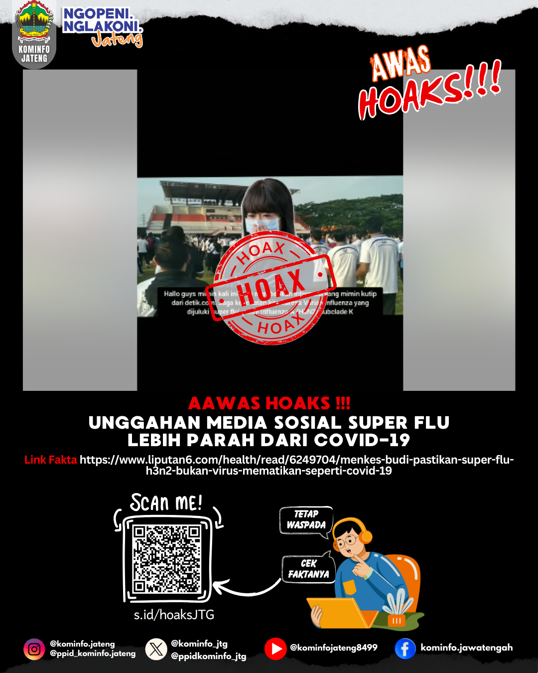 Isu Hoaks & Disinformasi 4 Januari 2026 Grafis