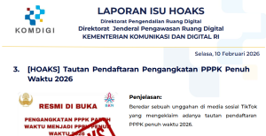 Isu Hoaks & Disinformasi 10 Februari 2026