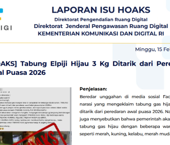 Isu Hoaks & Disinformasi 15 Februari 2026