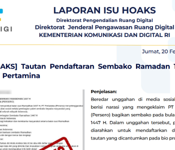 Isu Hoaks & Disinformasi 20 Februari 2026