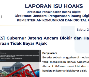 Isu Hoaks & Disinformasi 21 Februari 2026