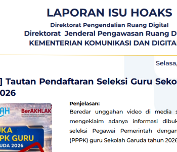 Isu Hoaks & Disinformasi 24 Februari 2026