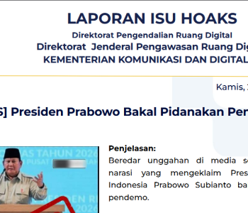 Isu Hoaks & Disinformasi 26 Februari 2026